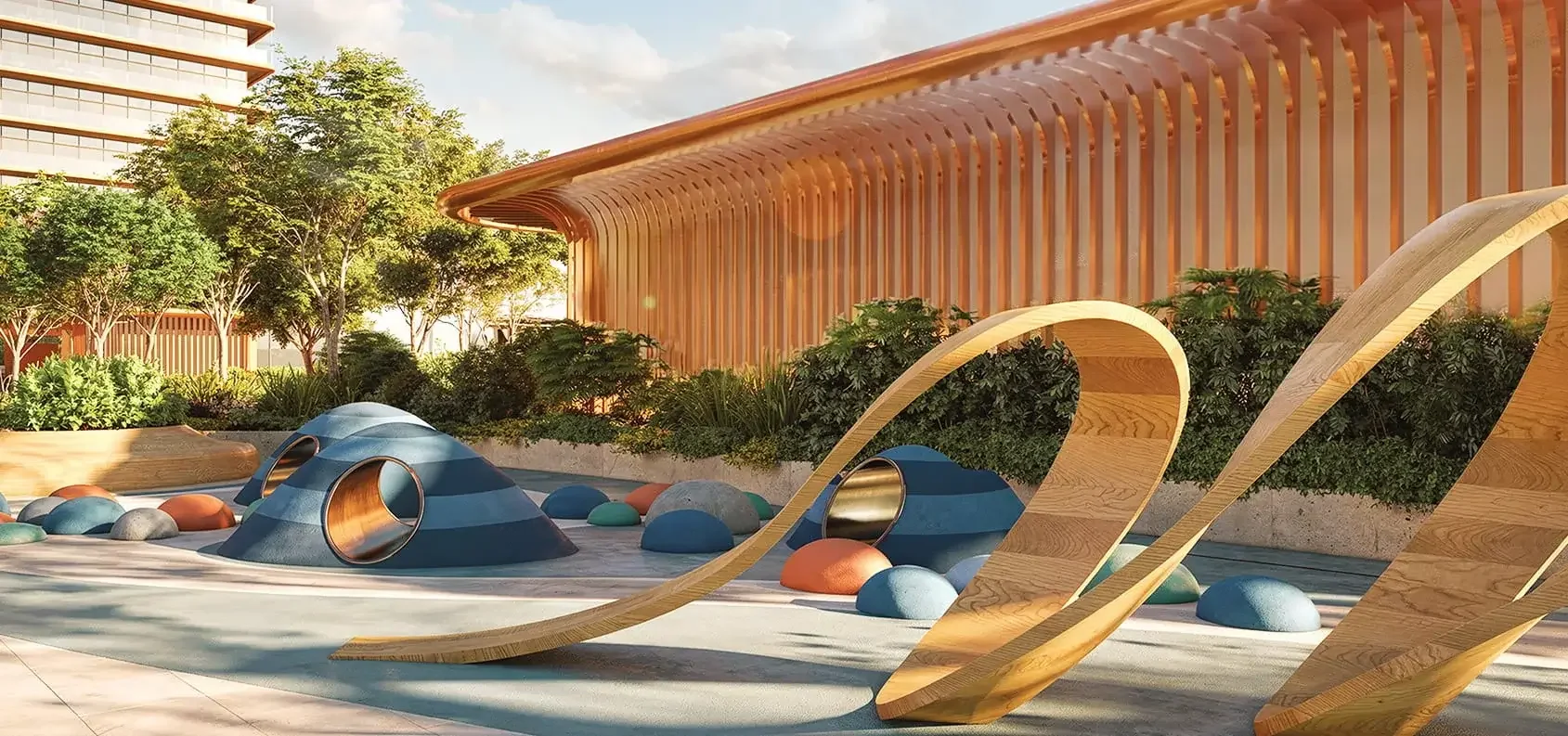 Kids' play area at Smartworld Residences by ELIE SAAB, Sector 98 Noida