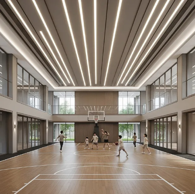Indoor basketball court at Smartworld Nature's Court, Gurugram