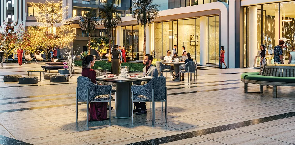 Smartworld One DXP social courtyard